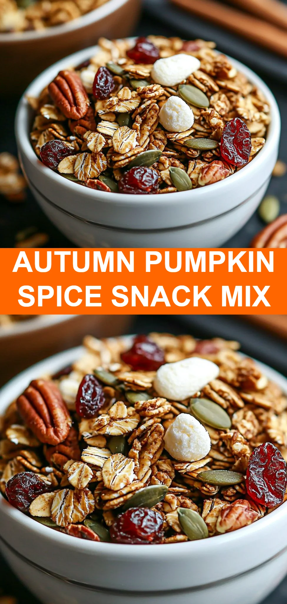 Autumn Pumpkin Spice Snack Mix