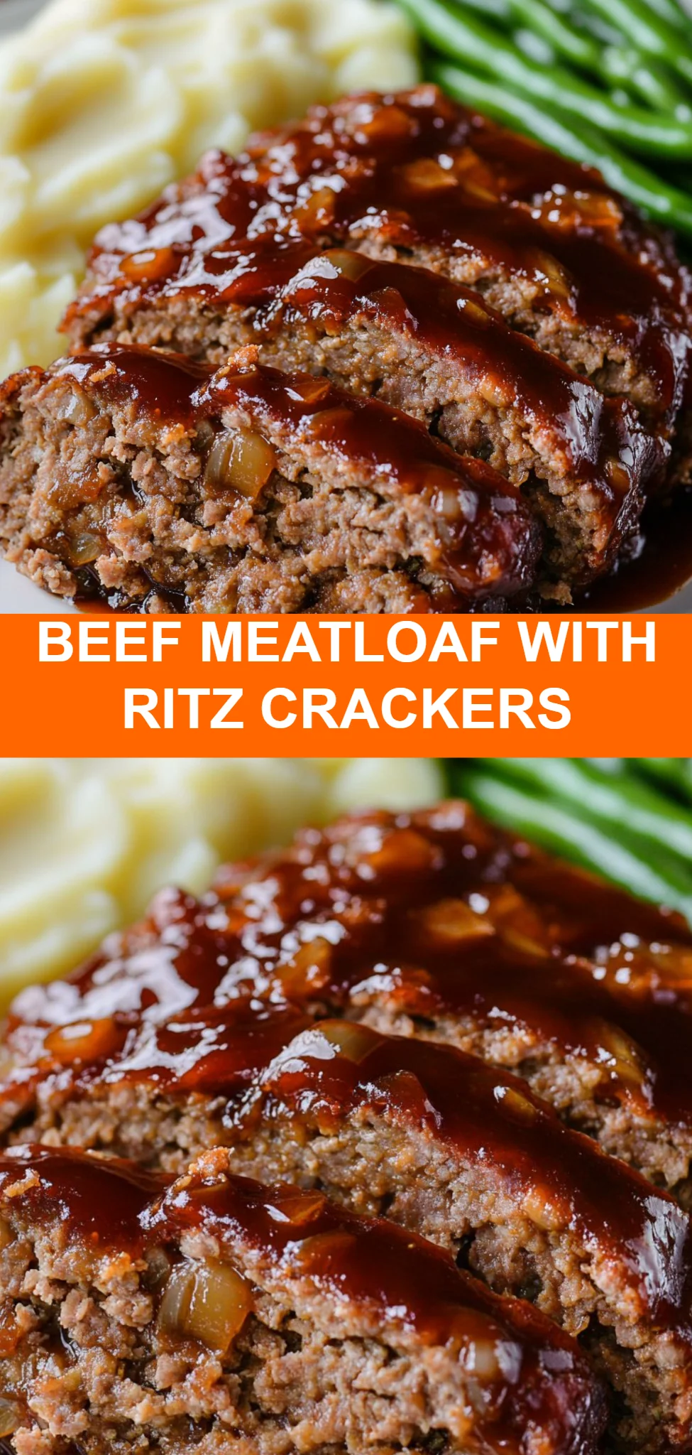 Beef Meatloaf with Ritz Crackers