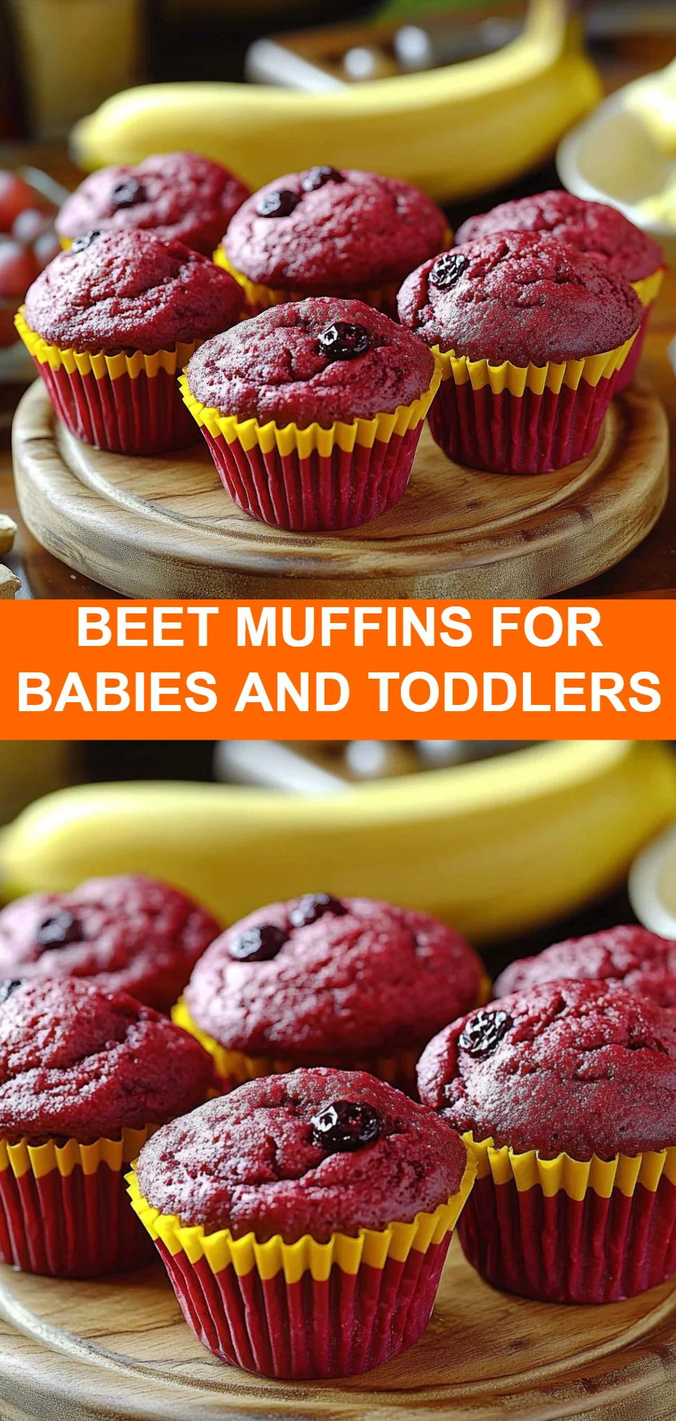 Beet Muffins for Babies and Toddlers