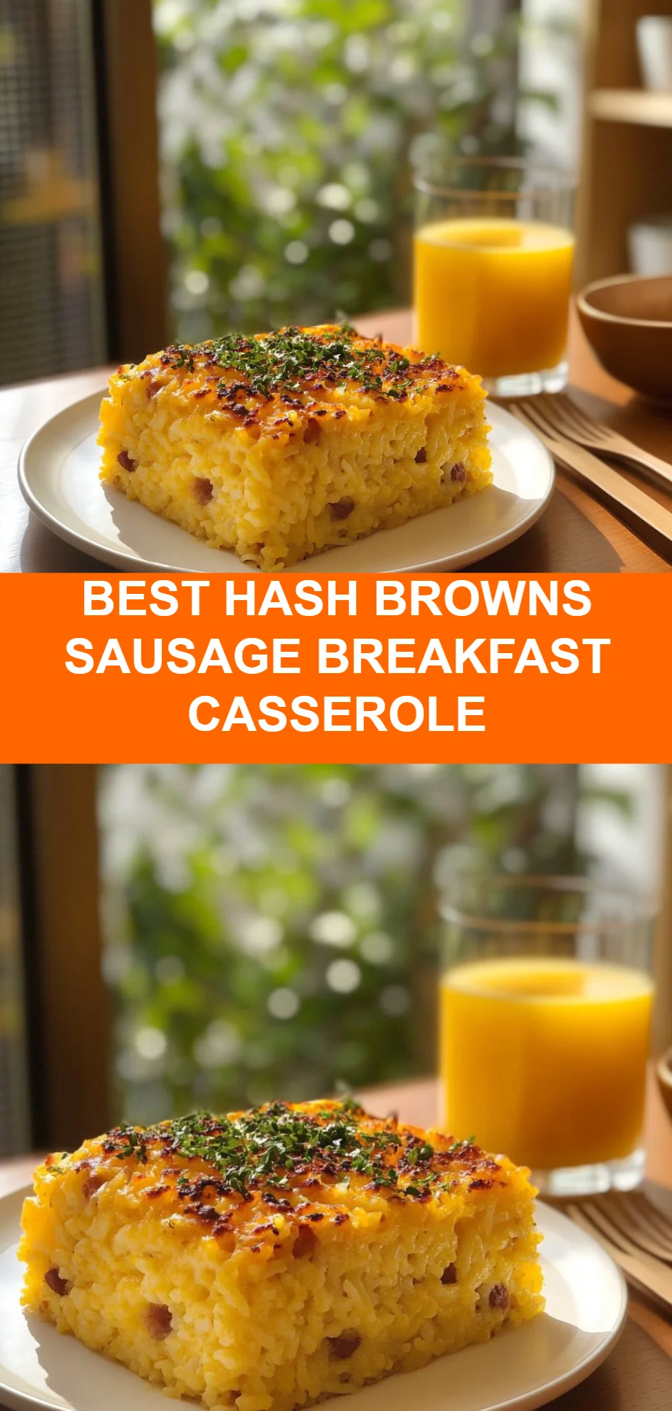Best Hash Browns Sausage Breakfast Casserole