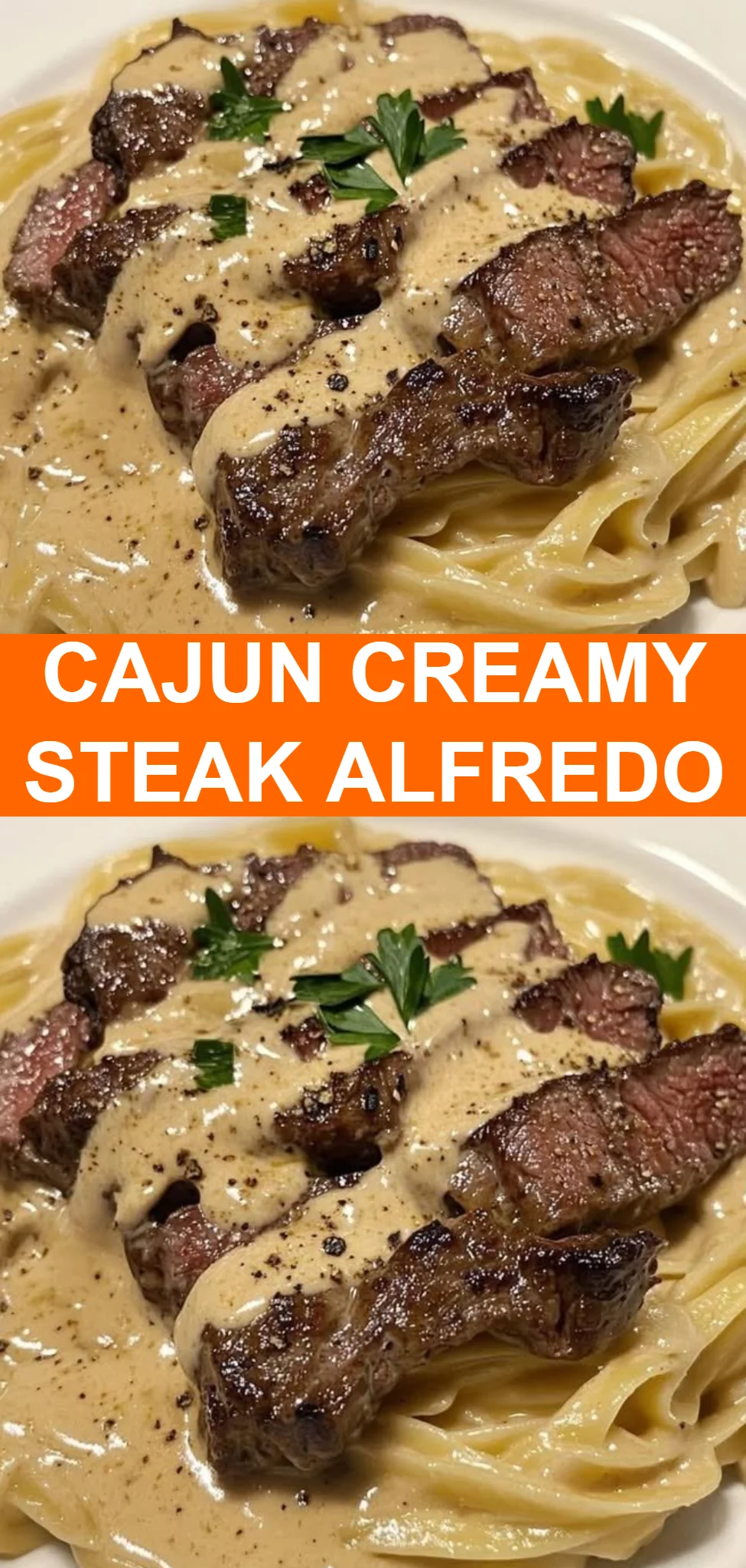 Cajun Creamy Steak Alfredo