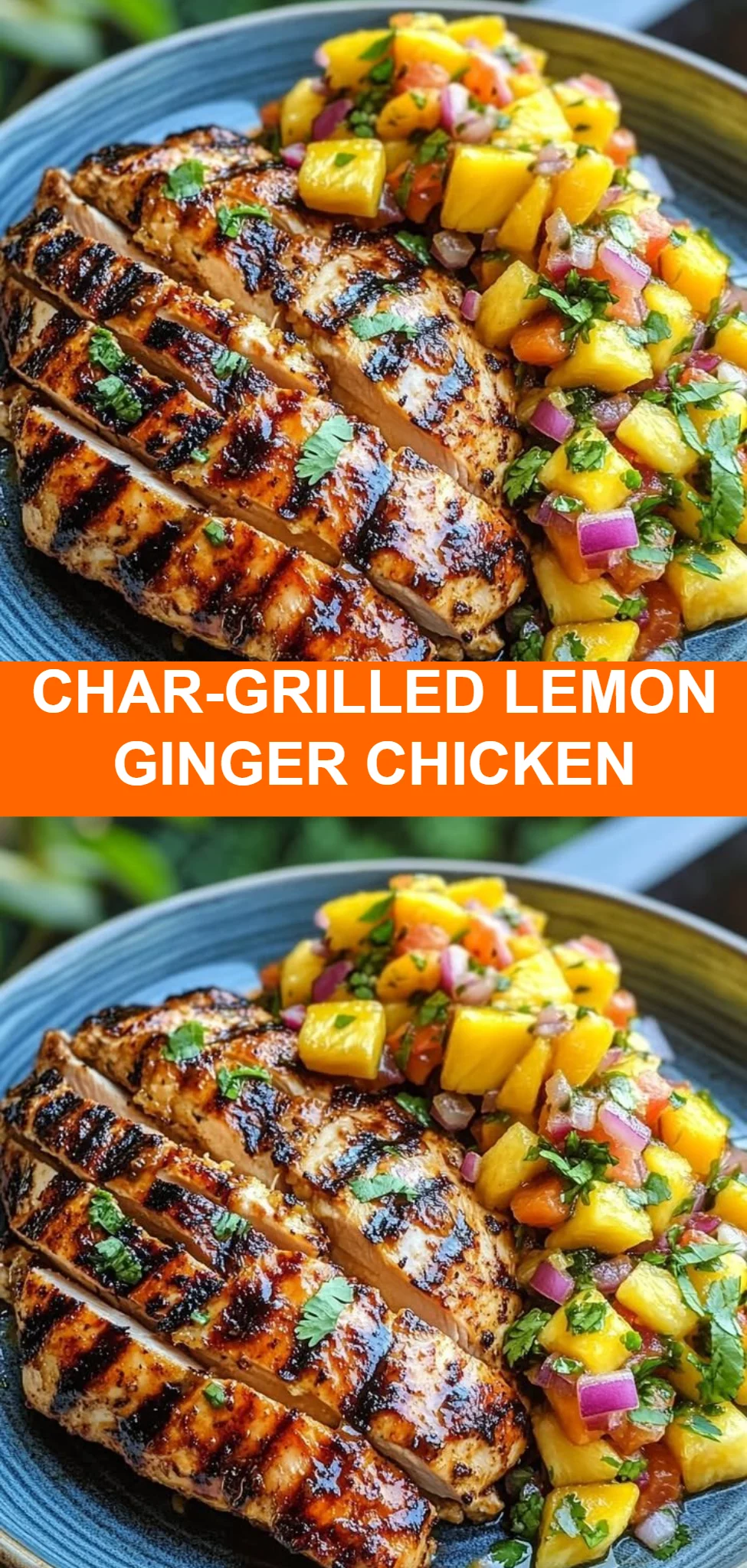 Char-Grilled Lemon Ginger Chicken