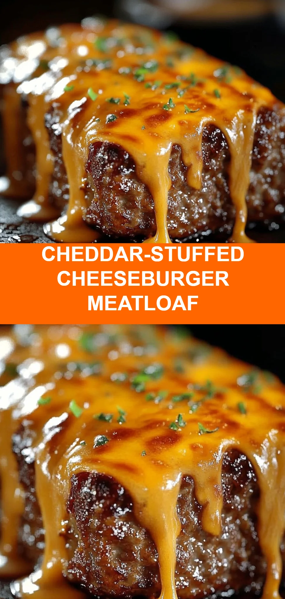 Cheddar-Stuffed Cheeseburger Meatloaf