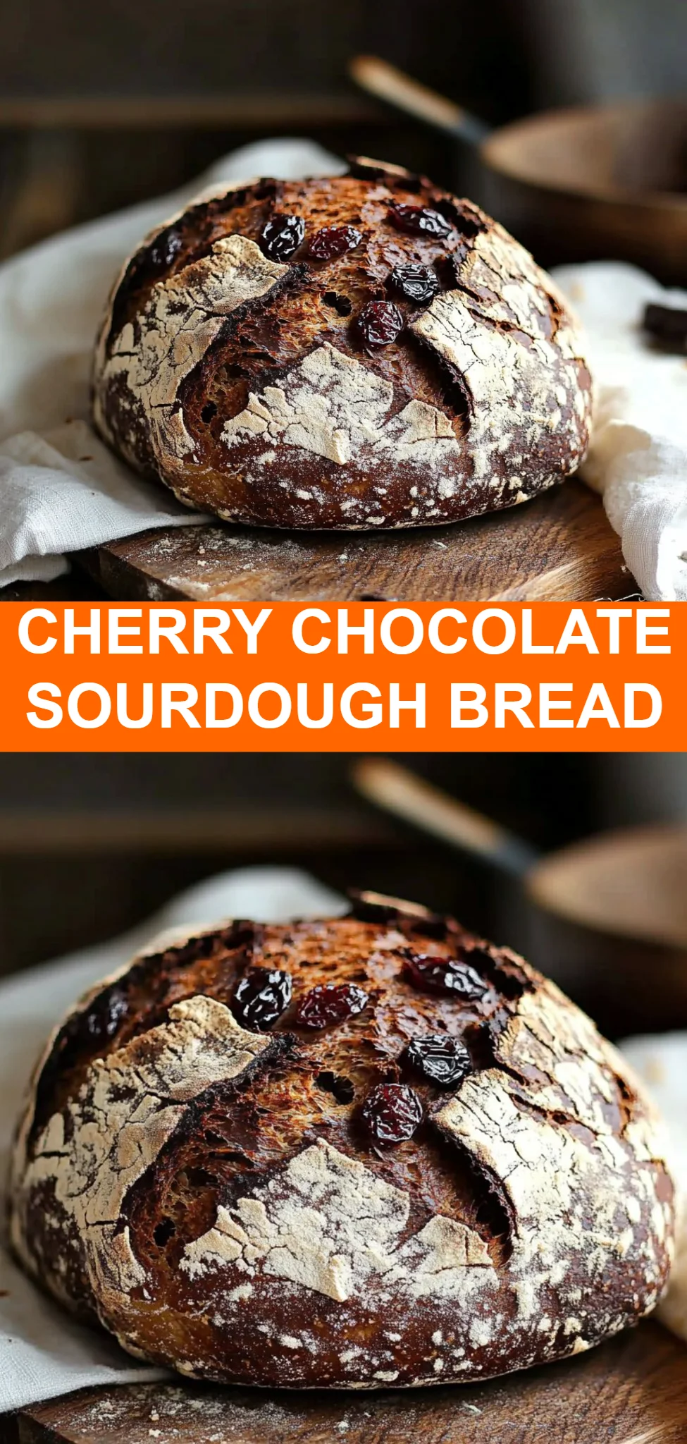 Cherry Chocolate Sourdough Bread