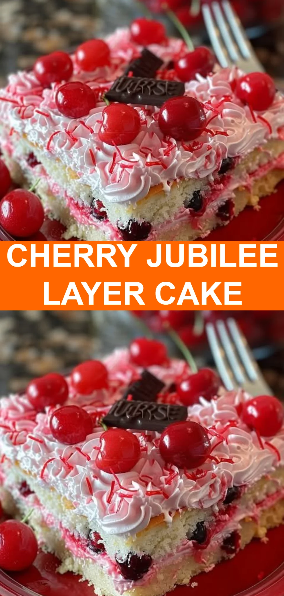 Cherry Jubilee Layer Cake