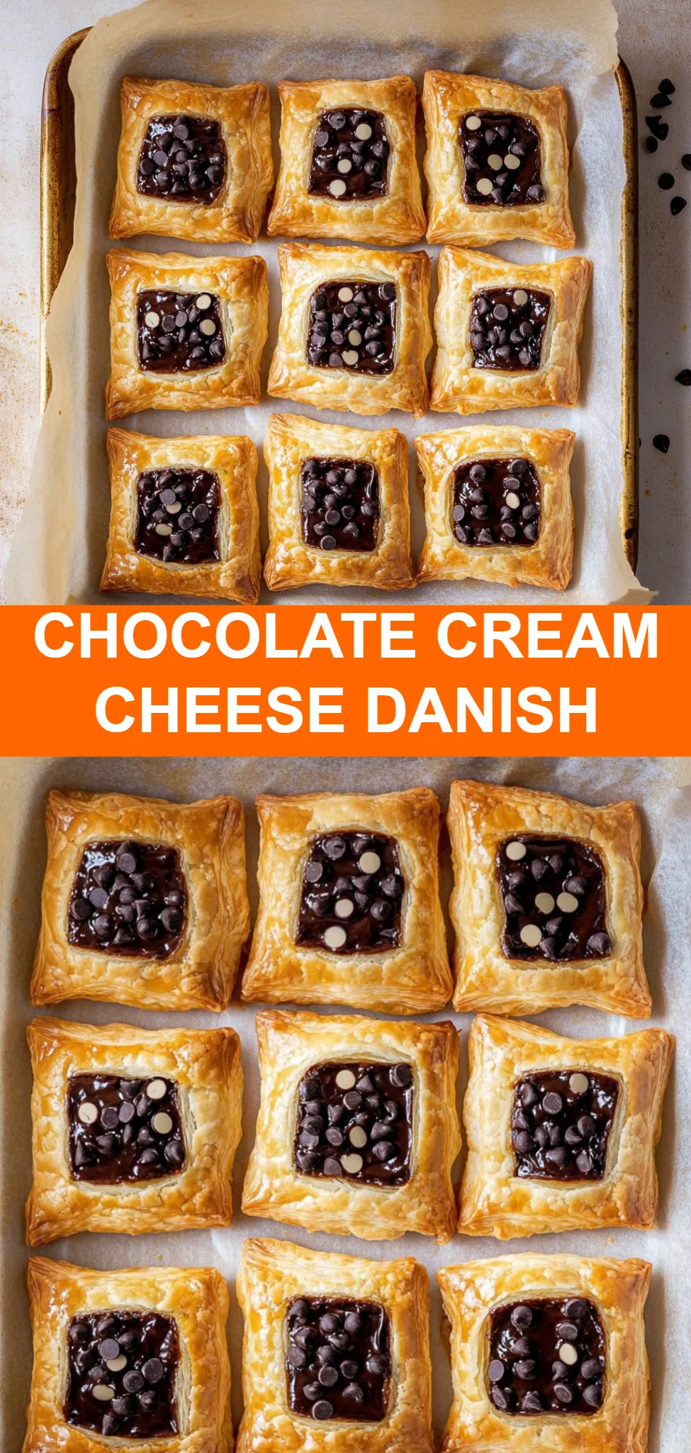 Chocolate Cream Cheese Danish