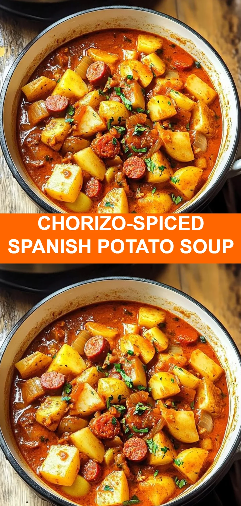 Chorizo-Spiced Spanish Potato Soup