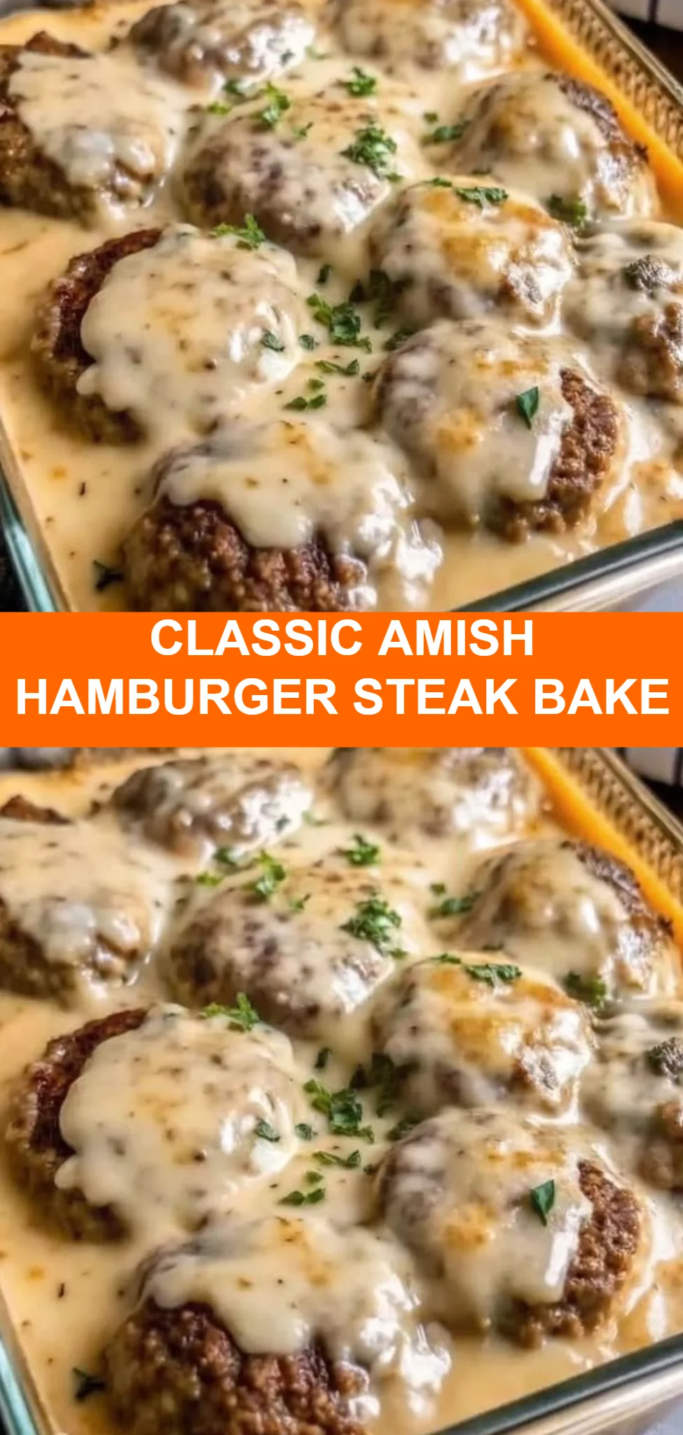 Classic Amish Hamburger Steak Bake