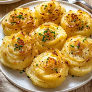 Classic Duchess Potato dish served elegantly on a plate