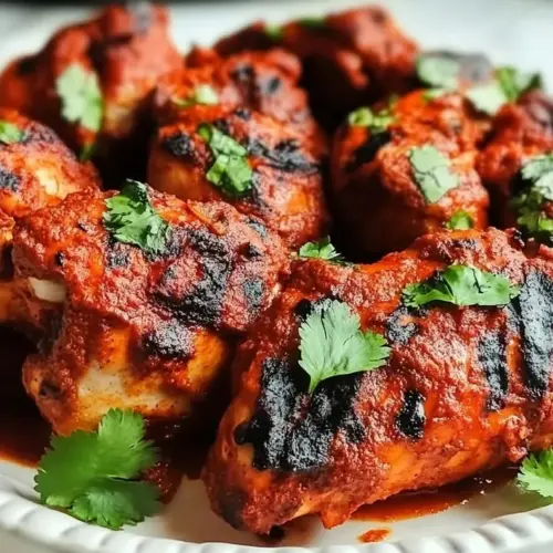 Delicious clay oven spiced chicken marinated in aromatic spices
