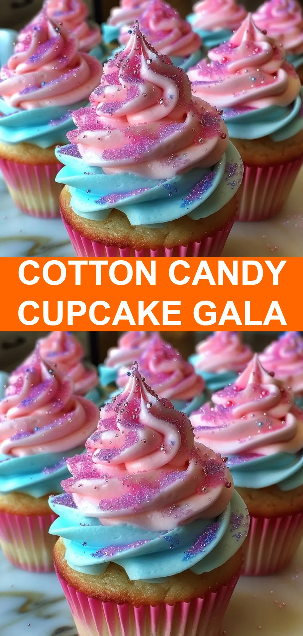 Cotton Candy Cupcake Gala
