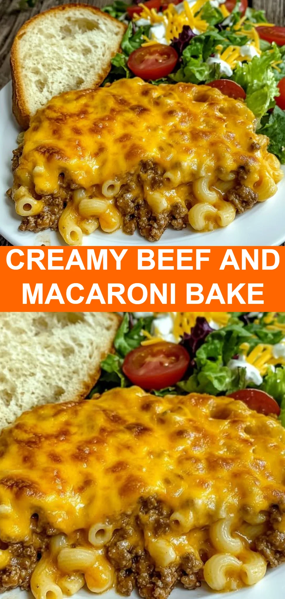 Creamy Beef and Macaroni Bake