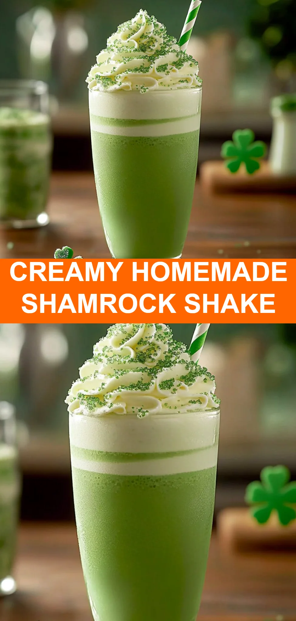 Creamy Homemade Shamrock Shake