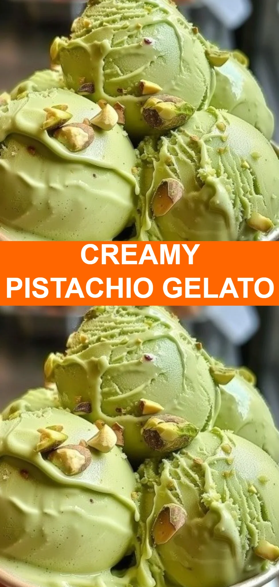 Creamy Pistachio Gelato