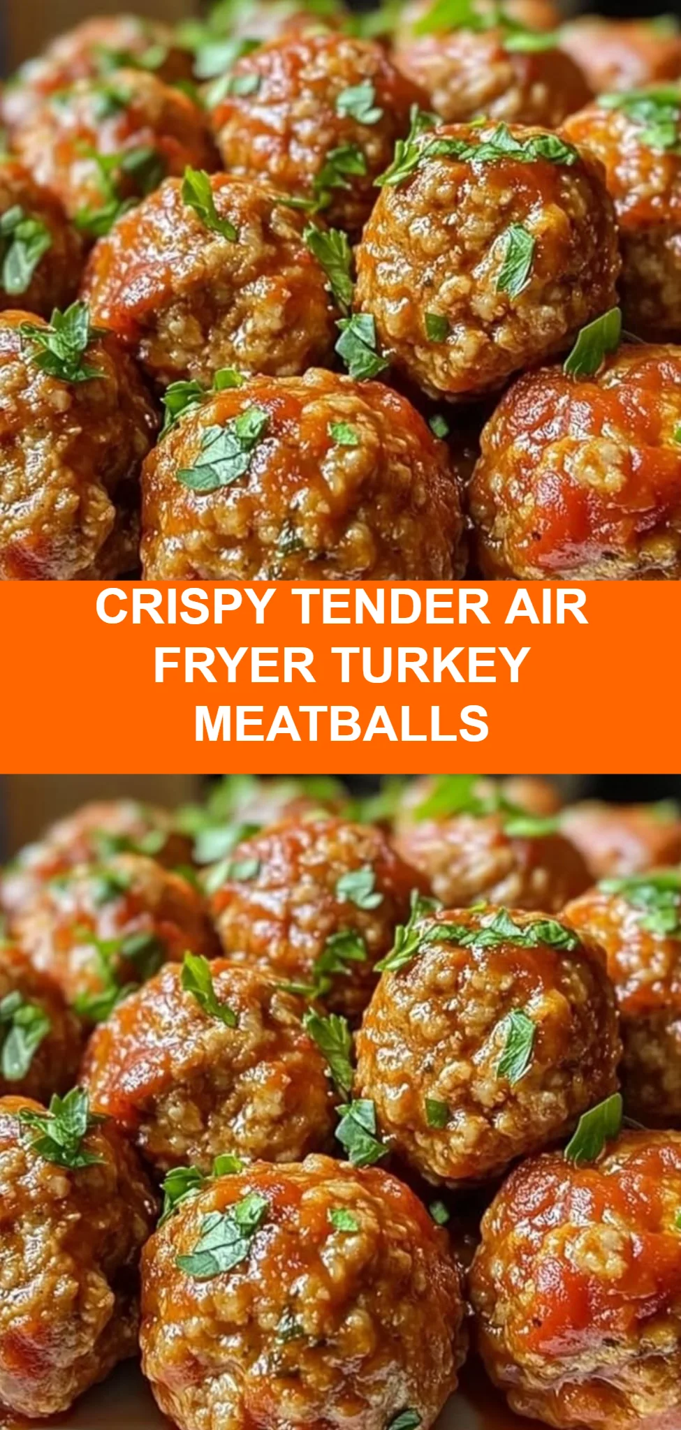 Crispy Tender Air Fryer Turkey Meatballs