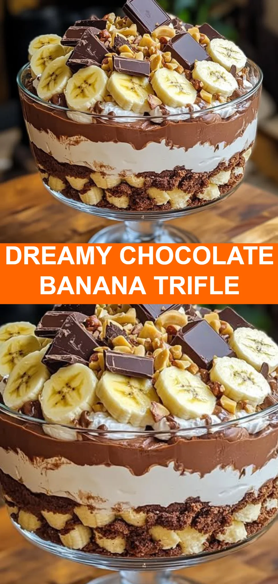 Dreamy Chocolate Banana Trifle