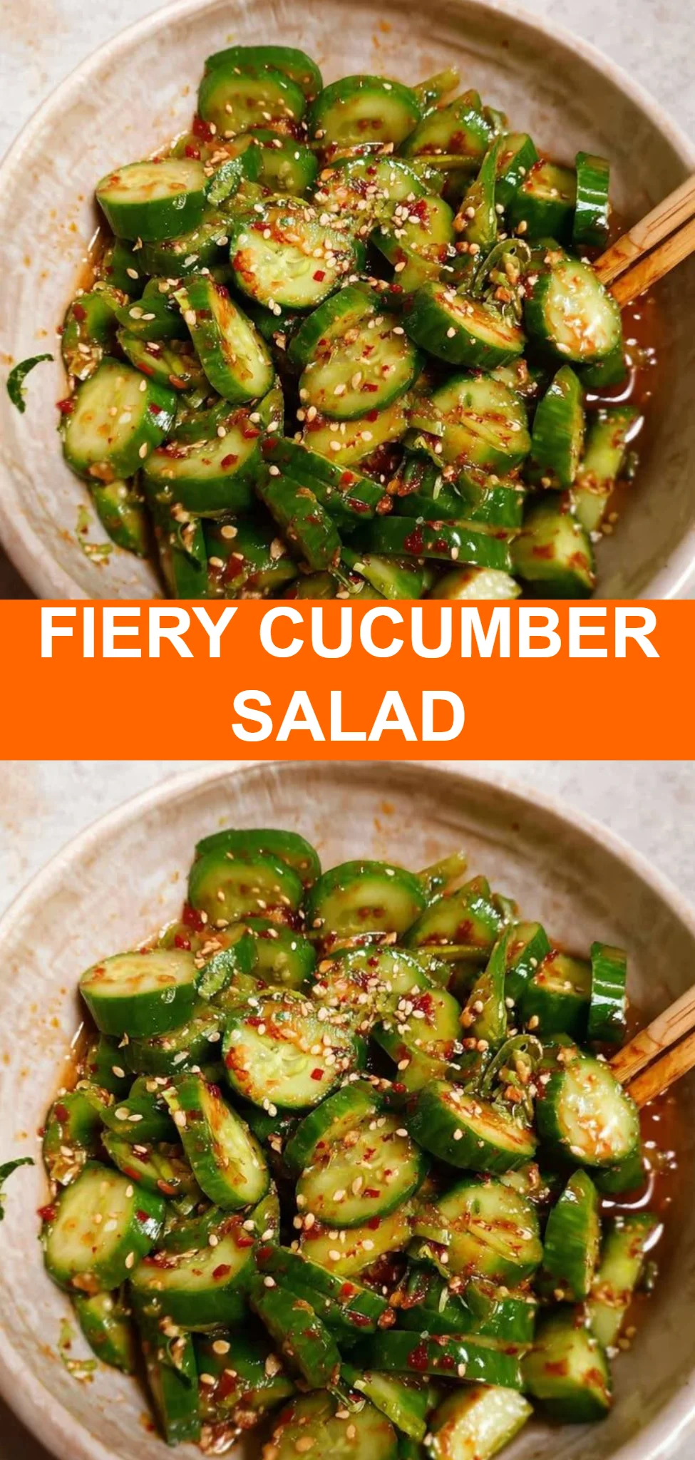 Fiery Cucumber Salad