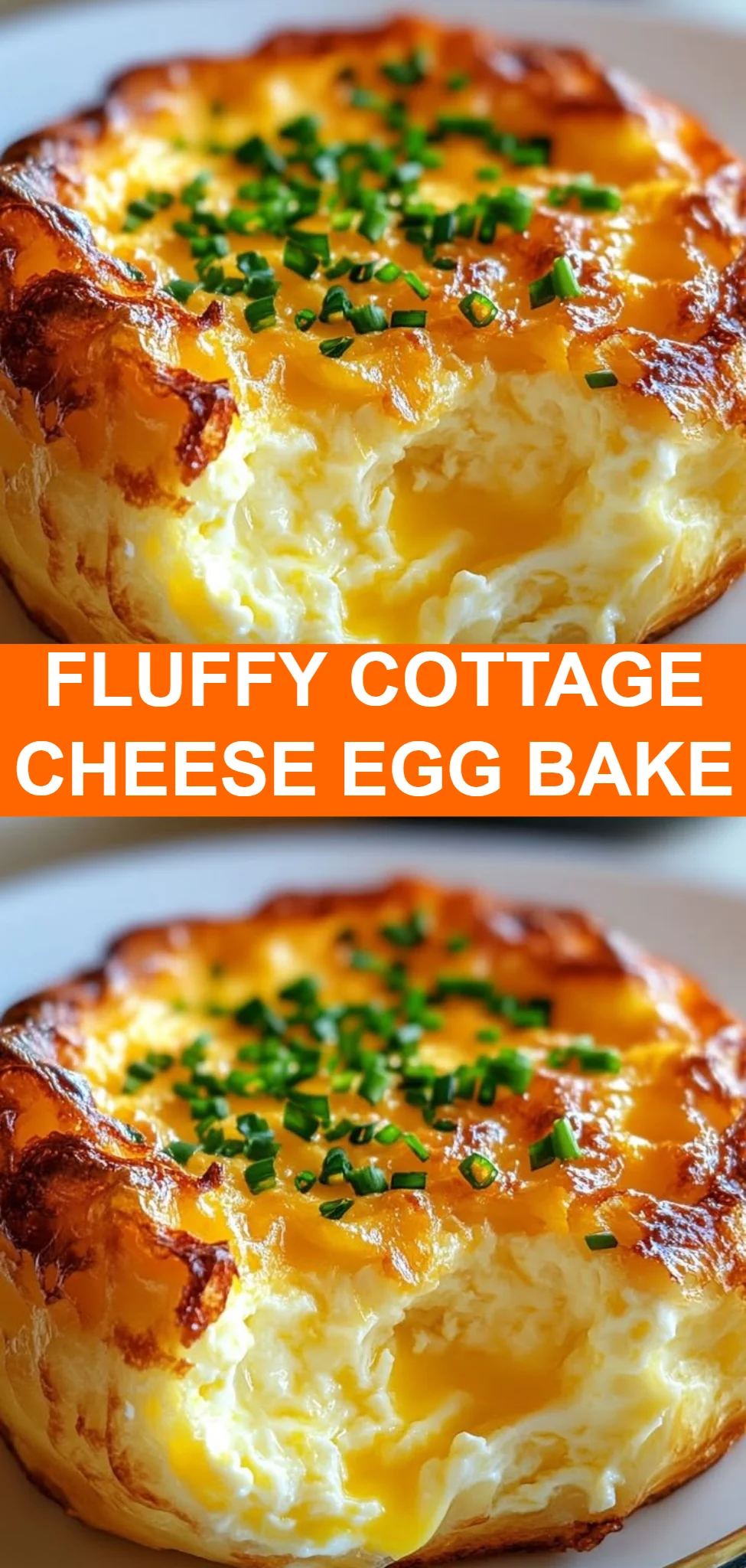 Fluffy Cottage Cheese Egg Bake