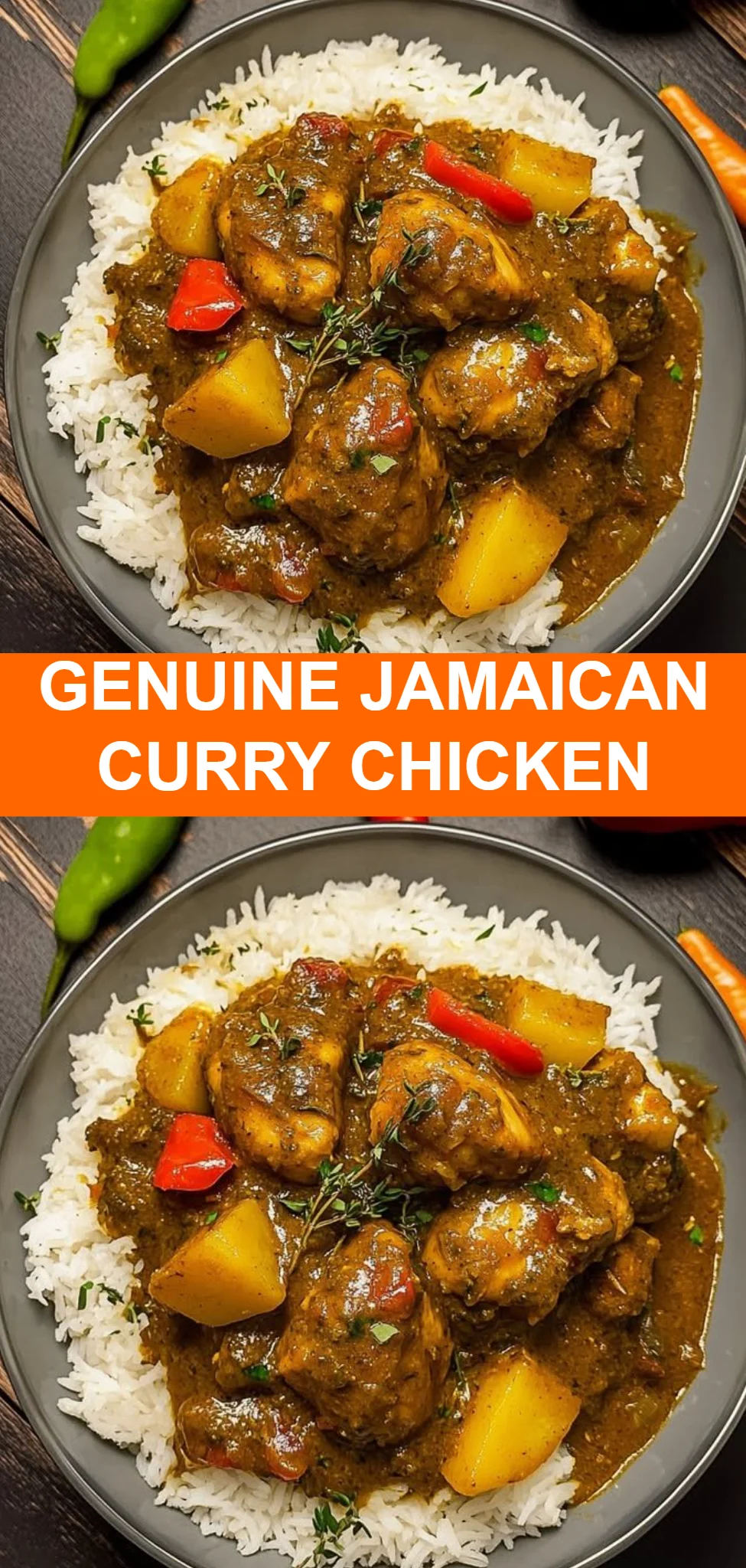 Genuine Jamaican Curry Chicken