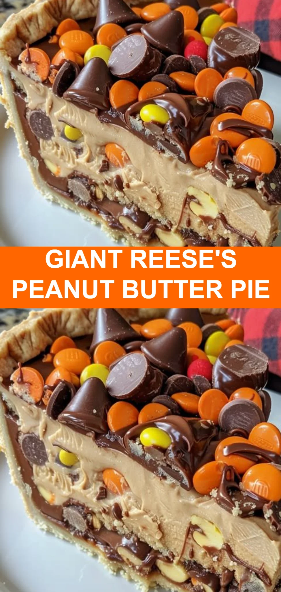 Giant Reese's Peanut Butter Pie