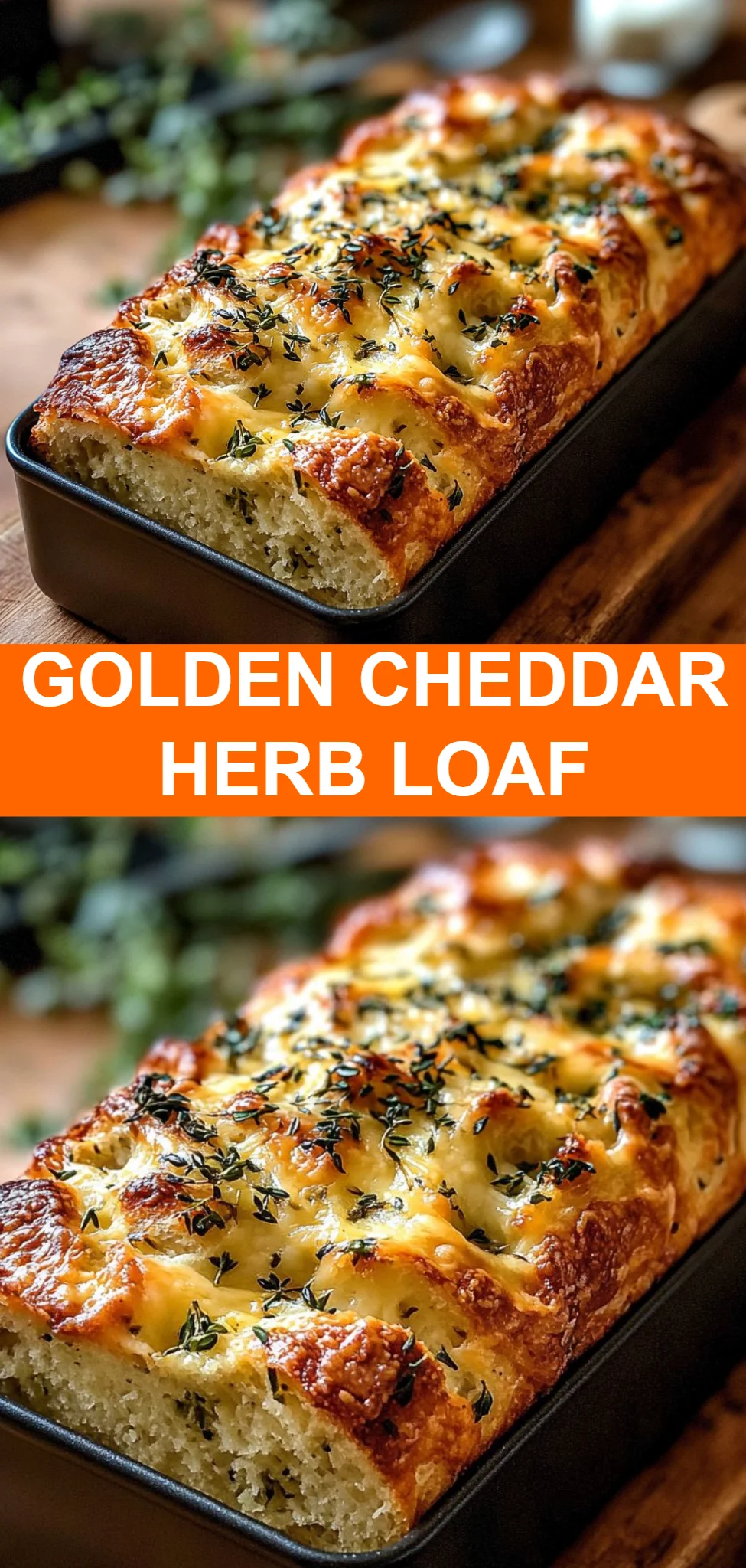 Golden Cheddar Herb Loaf