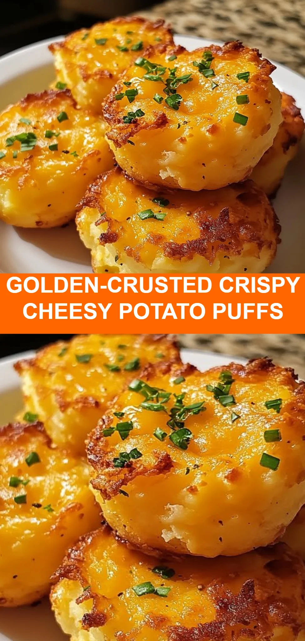Golden-Crusted Crispy Cheesy Potato Puffs