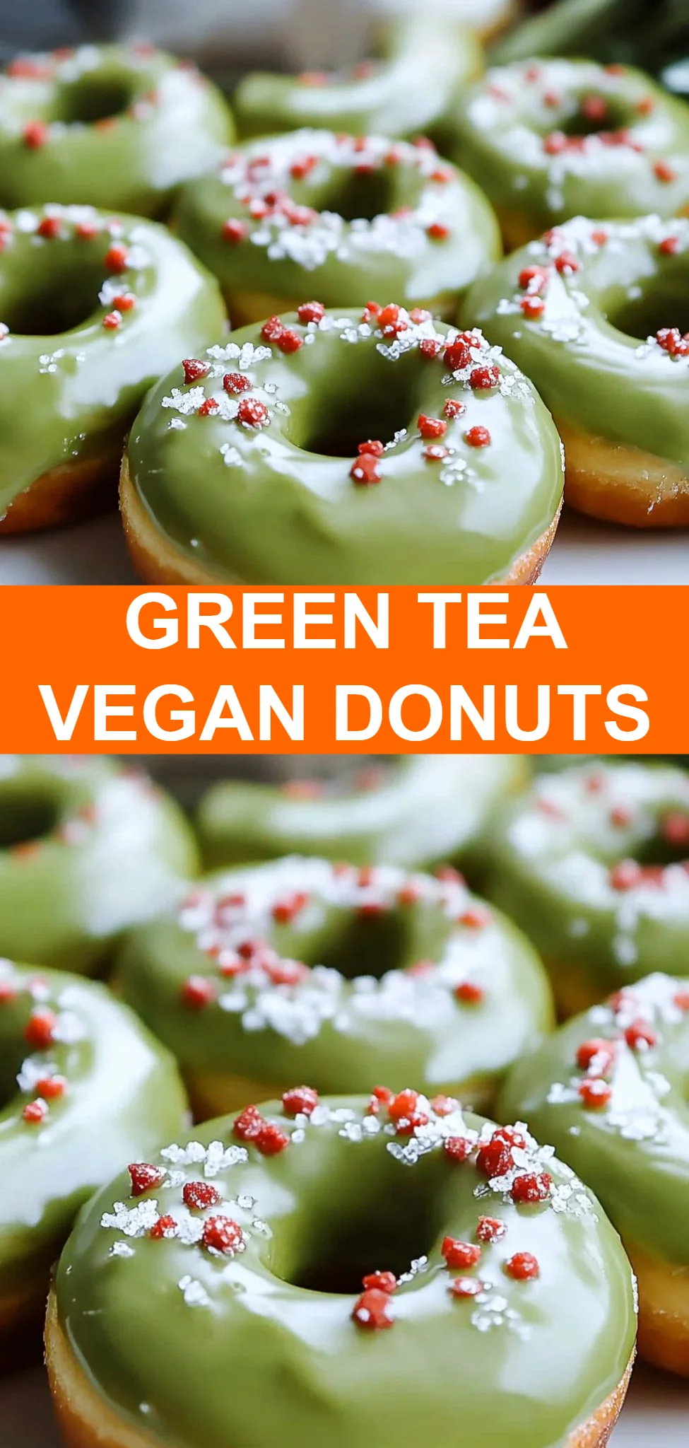 Green Tea Vegan Donuts
