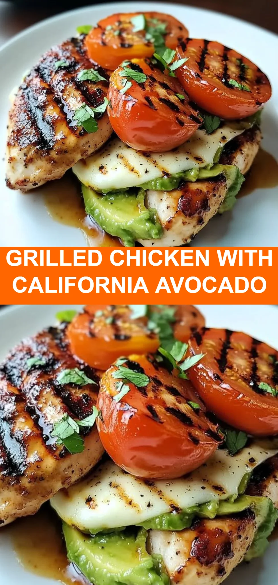 Grilled Chicken with California Avocado