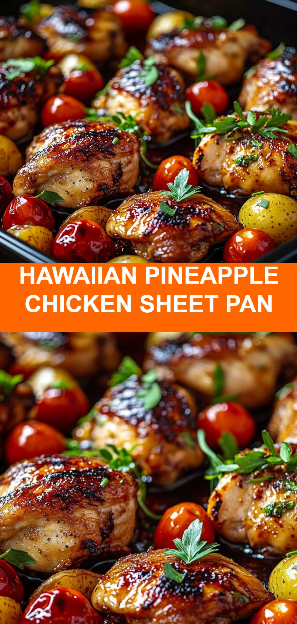 Hawaiian Pineapple Chicken Sheet Pan