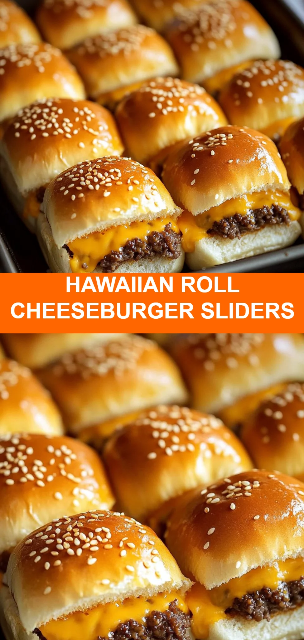 Hawaiian Roll Cheeseburger Sliders