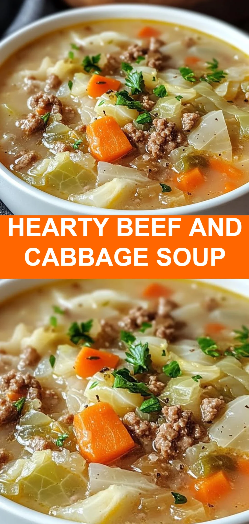 Hearty Beef and Cabbage Soup