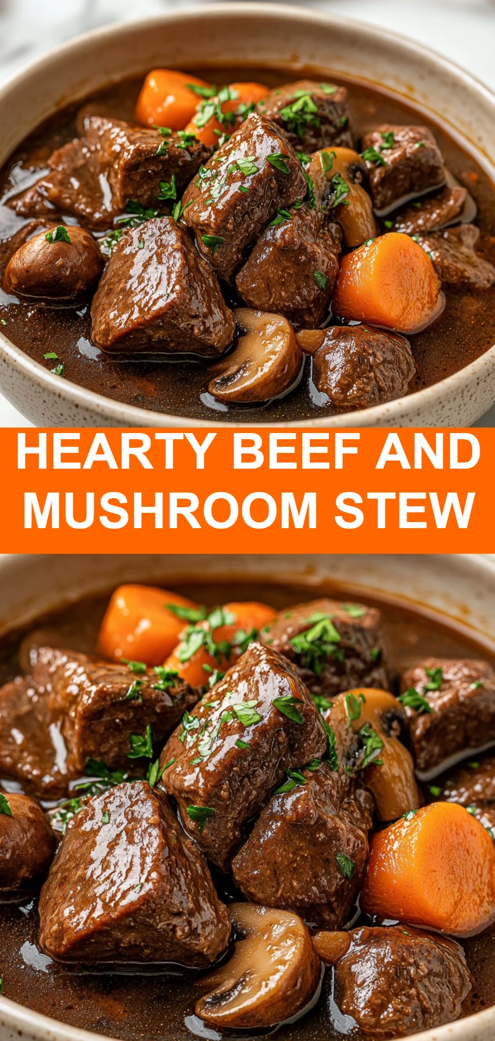 Hearty Beef and Mushroom Stew