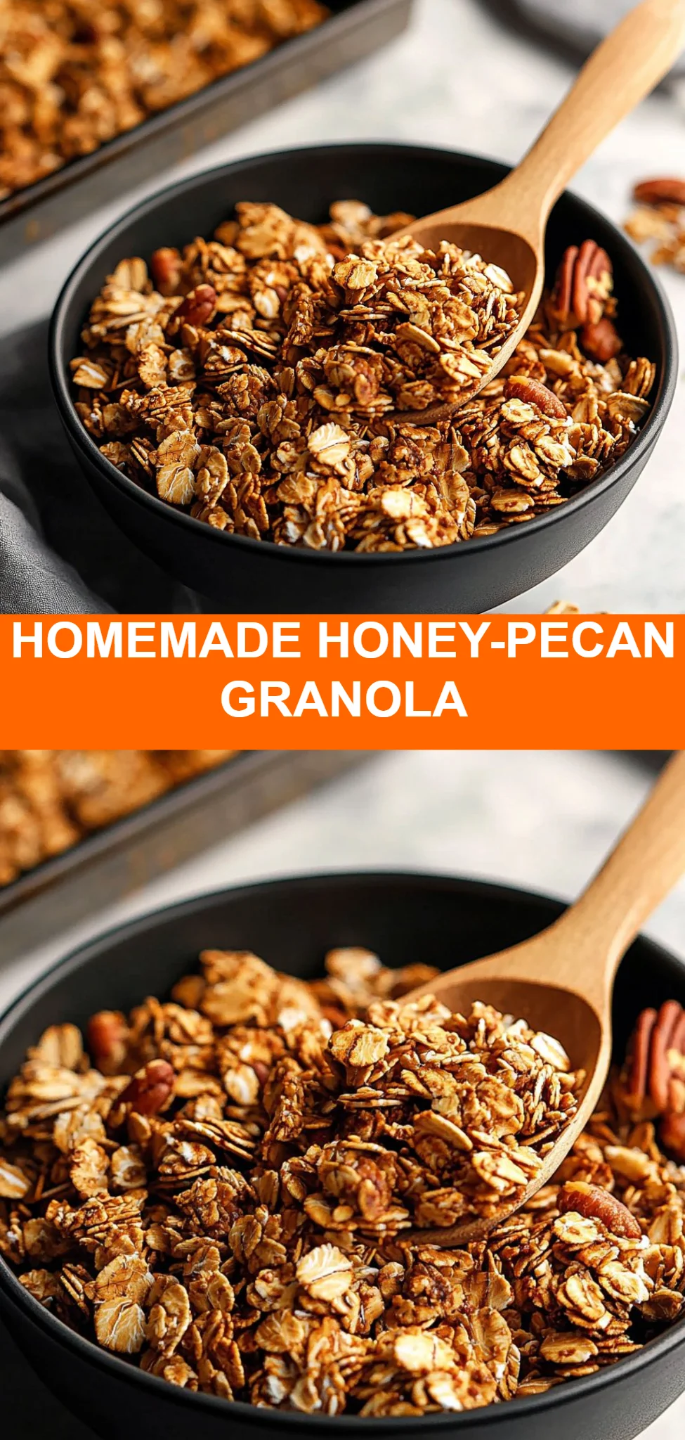 Homemade Honey-Pecan Granola