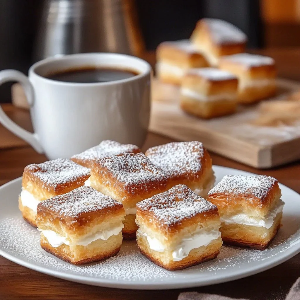 Delicious Hot Cocoa Marshmallow French Toast Bites served with chocolate drizzle