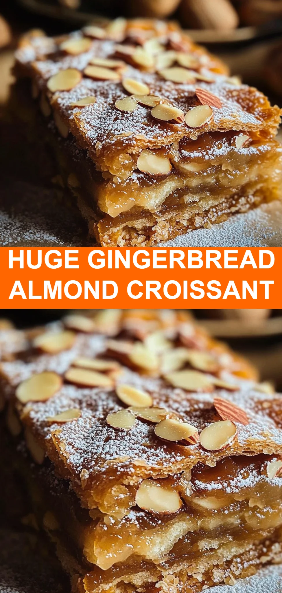 Huge Gingerbread Almond Croissant