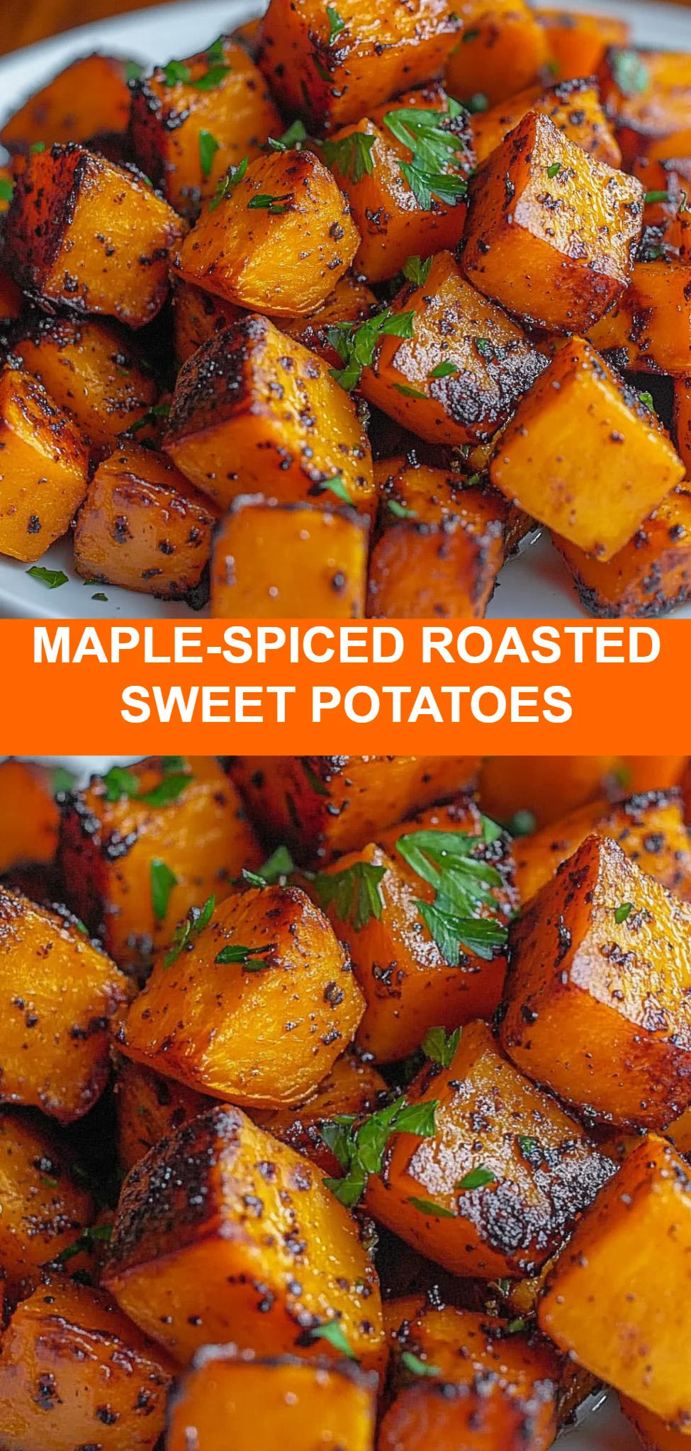 Maple-Spiced Roasted Sweet Potatoes