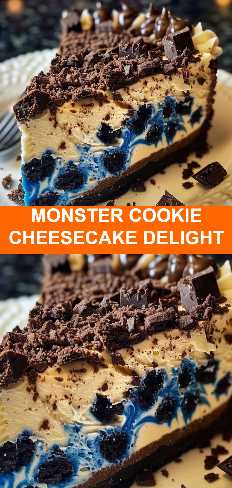 Monster Cookie Cheesecake Delight