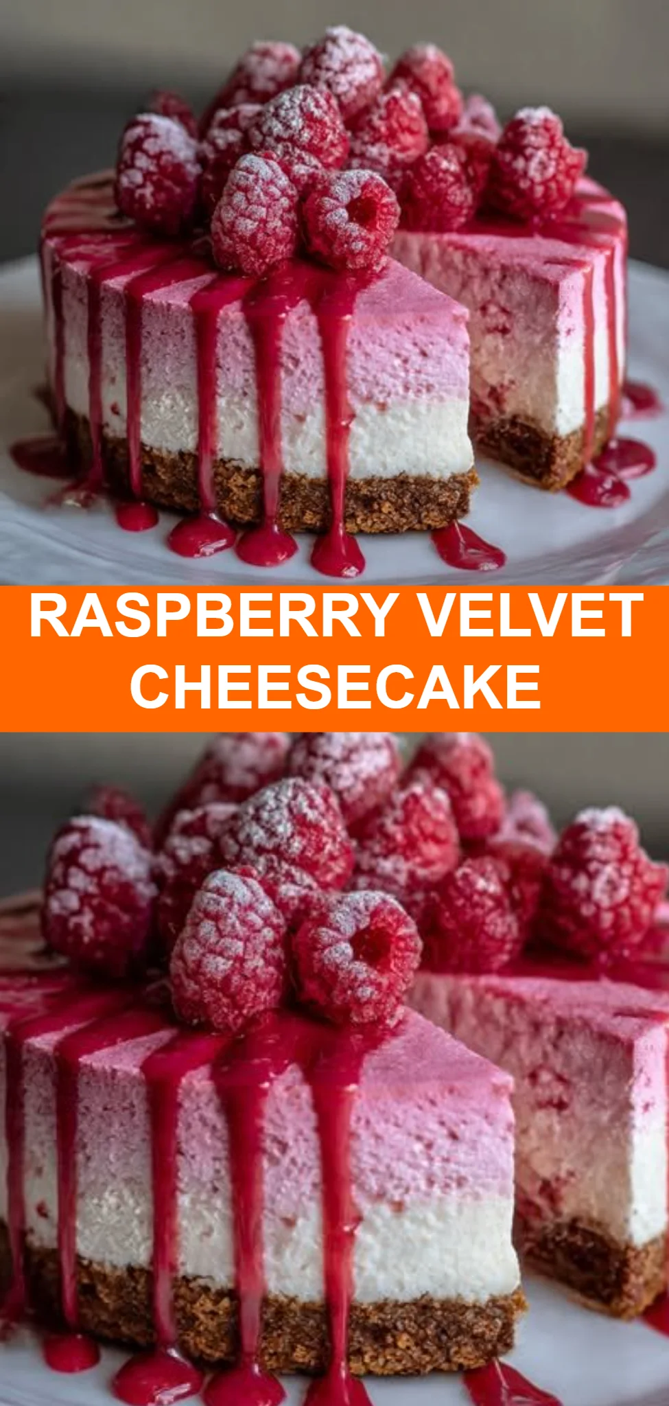 Raspberry Velvet Cheesecake