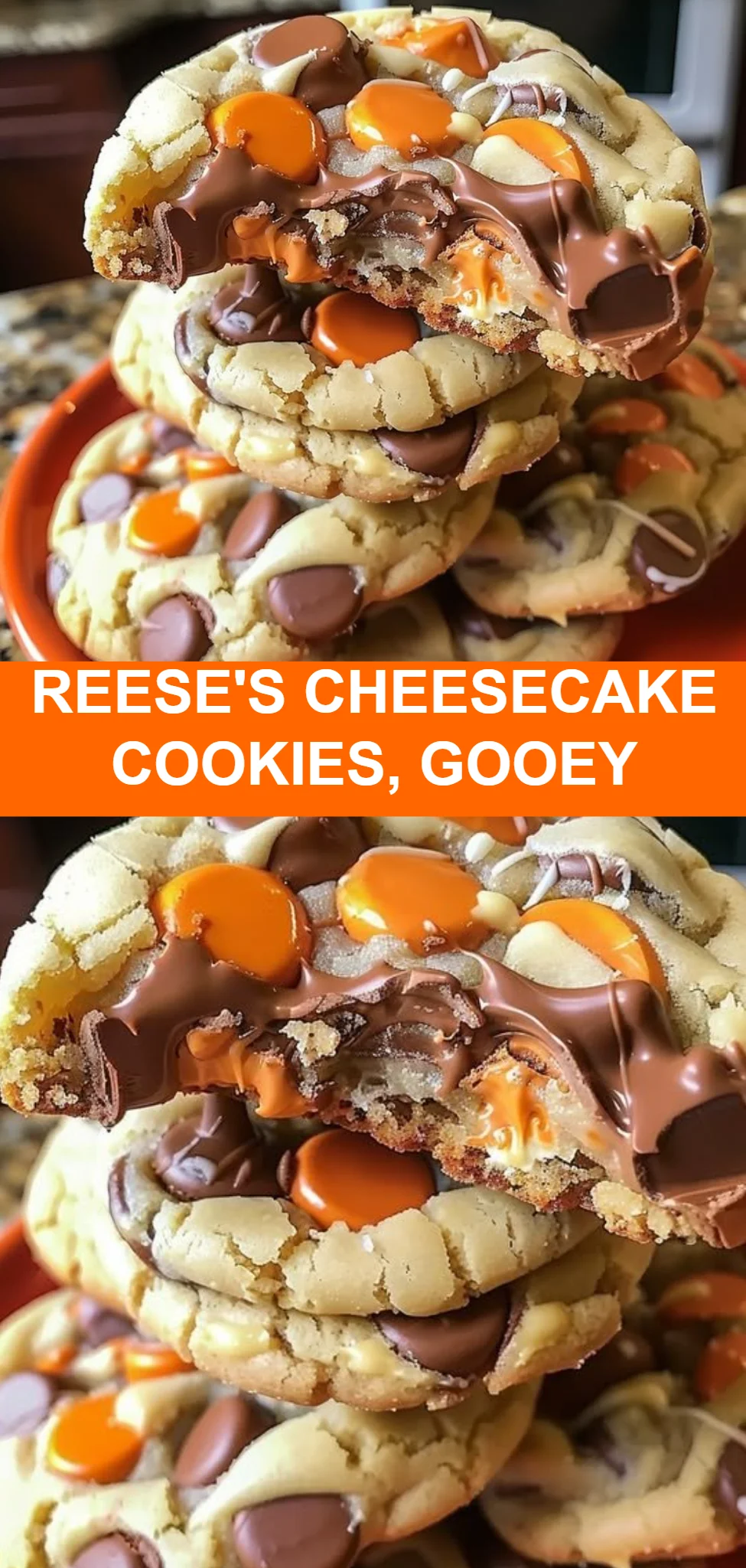 Reese's Cheesecake Cookies, Gooey