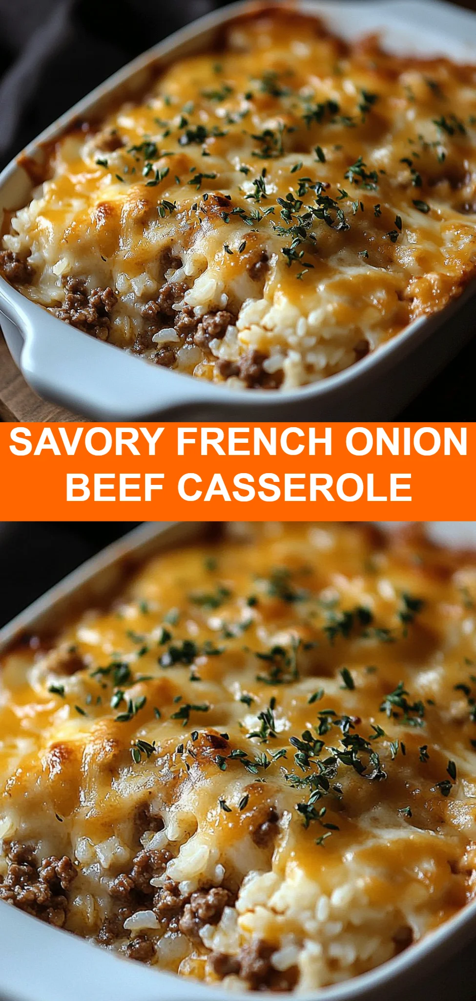 Savory French Onion Beef Casserole