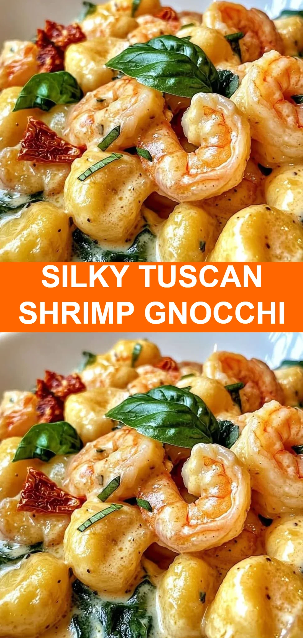 Silky Tuscan Shrimp Gnocchi