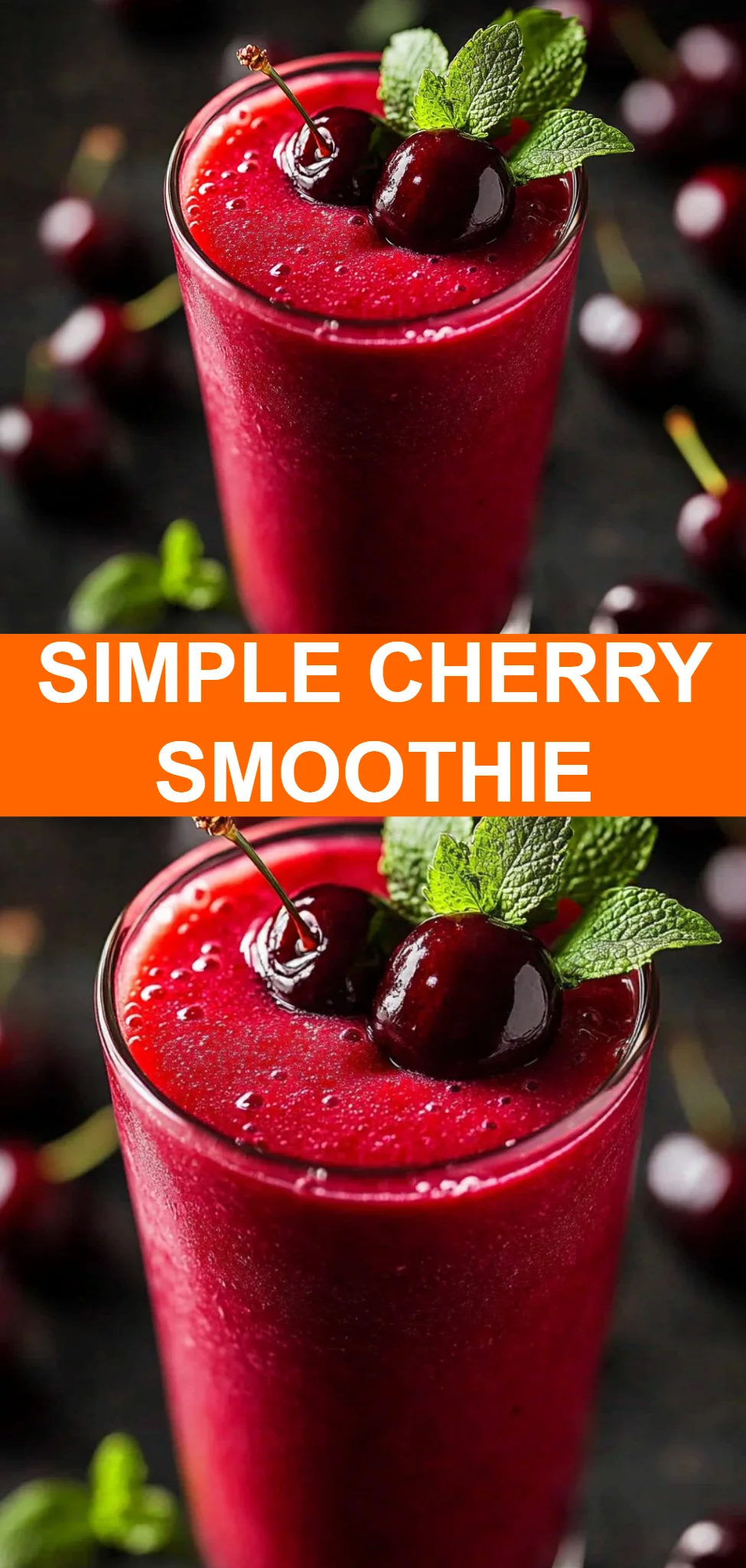 Simple Cherry Smoothie