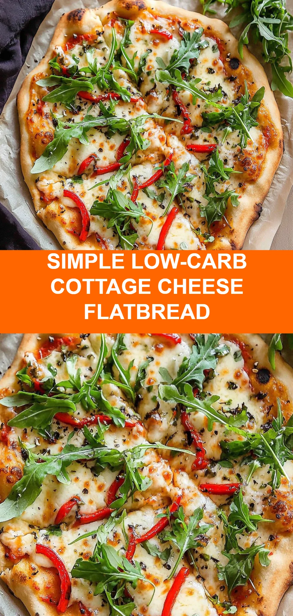 Simple Low-Carb Cottage Cheese Flatbread