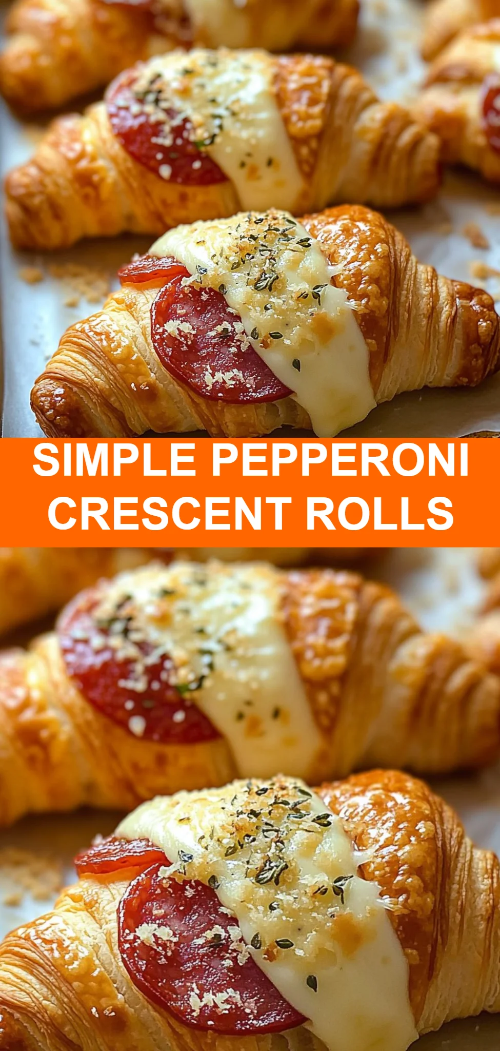 Simple Pepperoni Crescent Rolls