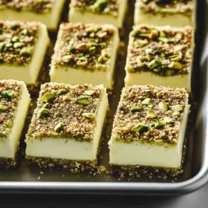 Delicious simple pistachio tiramisu with creamy layers and crushed pistachios on top