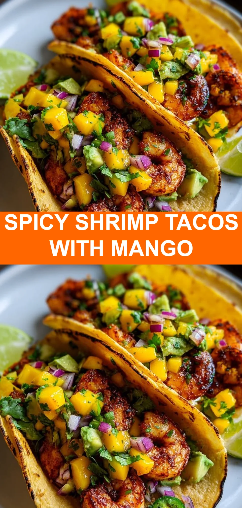 Spicy Shrimp Tacos with Mango