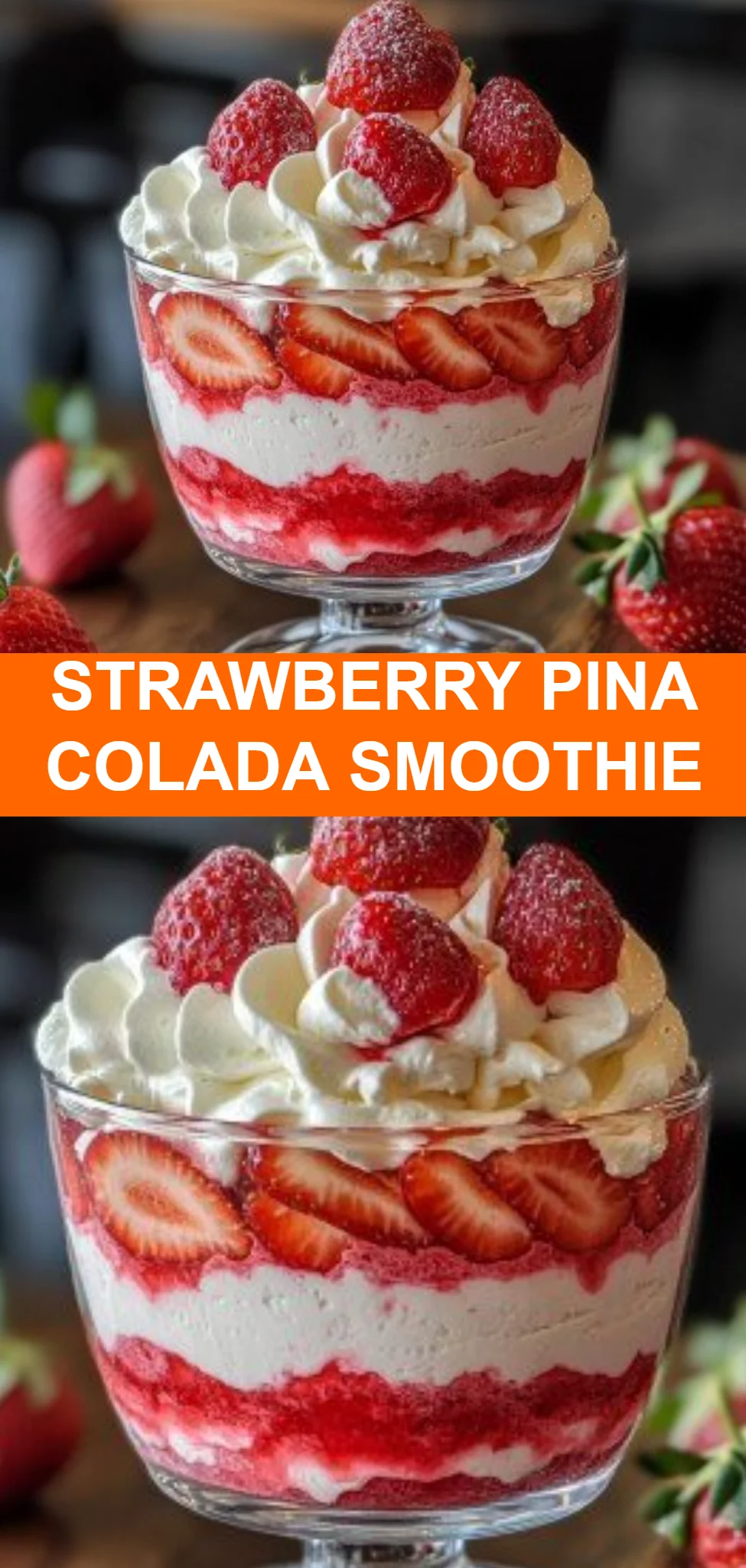 Strawberry Pina Colada Smoothie