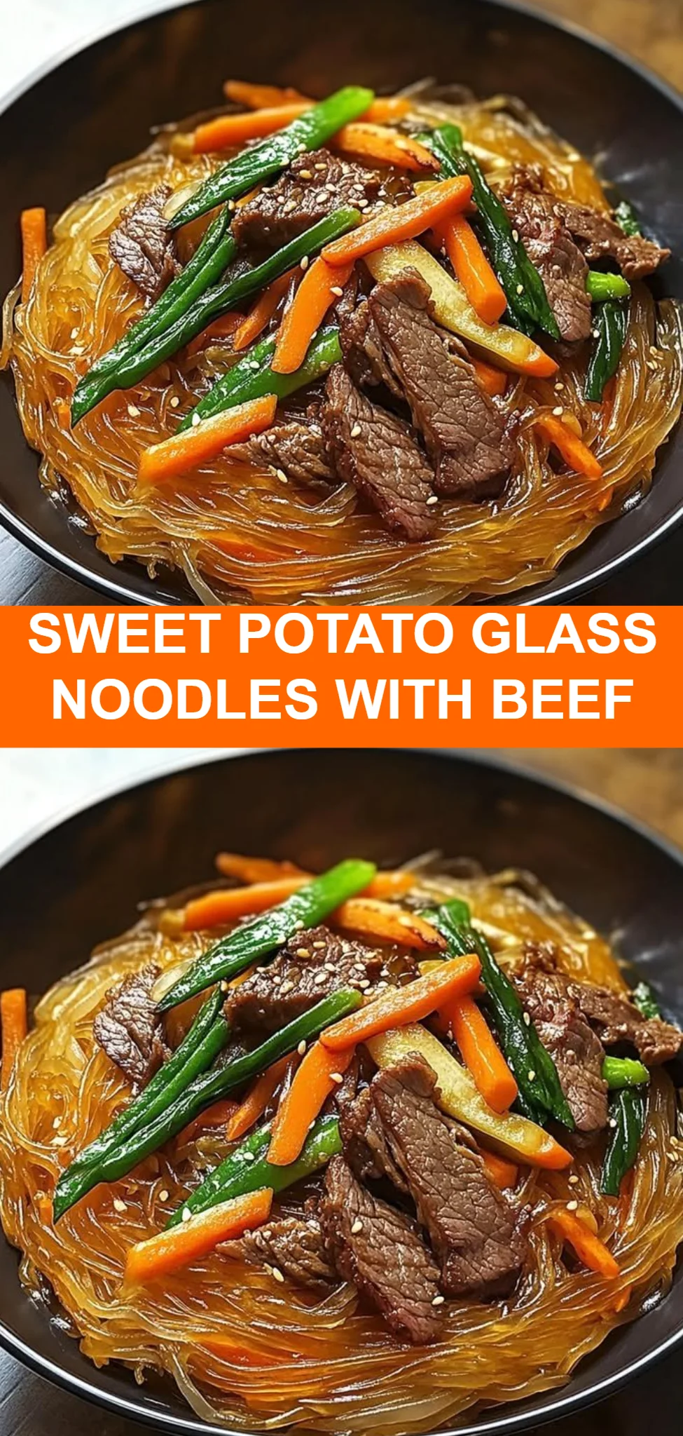 Sweet Potato Glass Noodles with Beef
