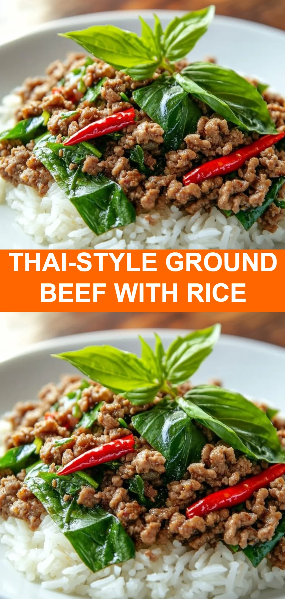 Thai-Style Ground Beef with Rice