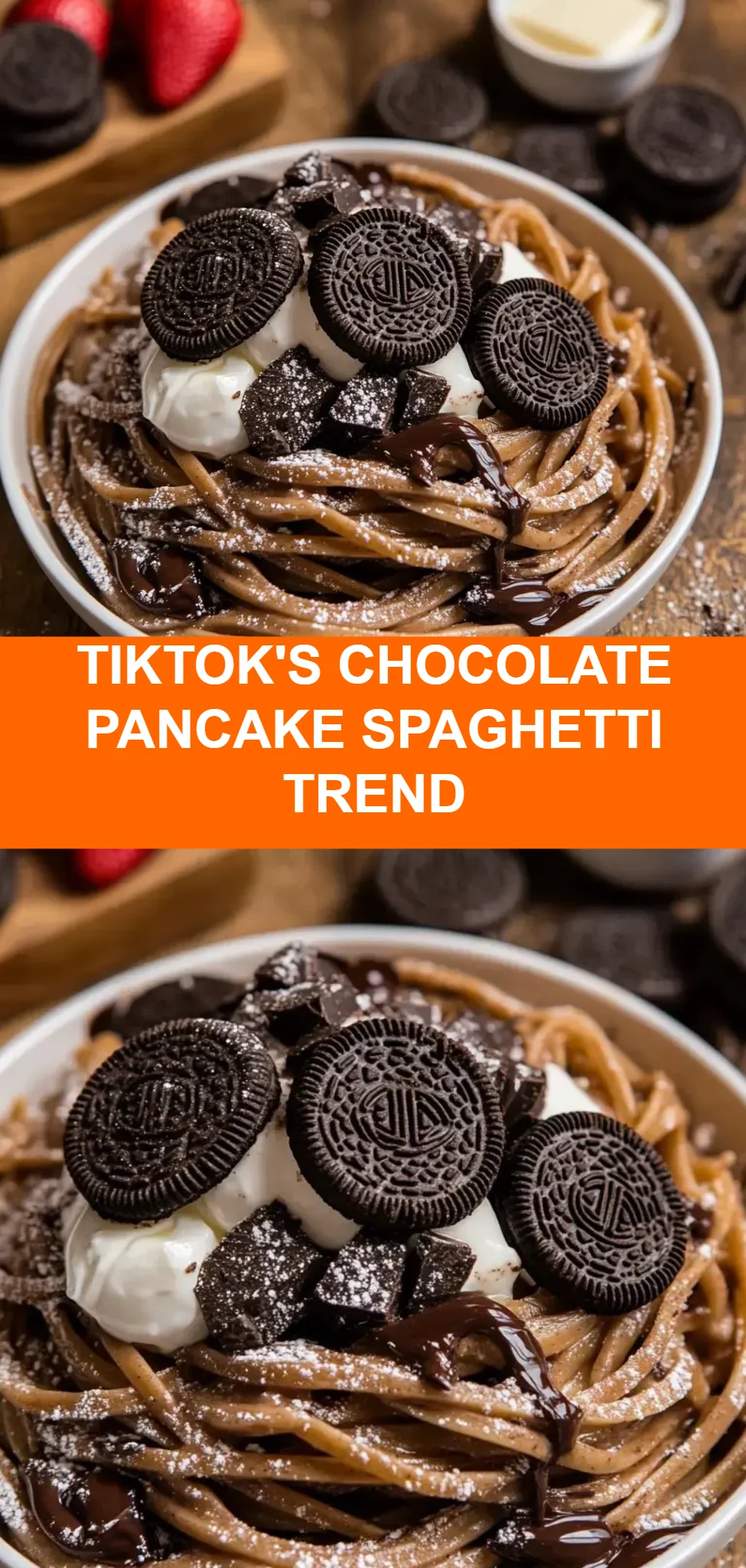 TikTok's Chocolate Pancake Spaghetti Trend